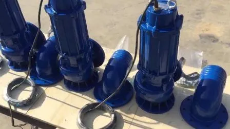 Pompe à eaux usées submersible électrique d'eau de mer d'industrie faite sur commande pour l'eau de mer de pompe